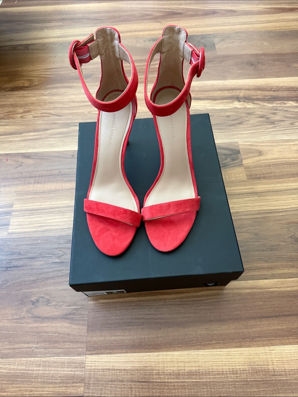 Banana Republic Suede Ankle-Strap Sandal